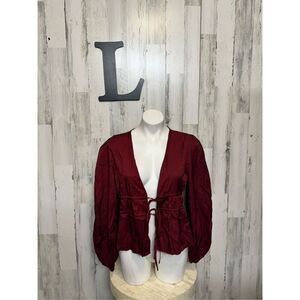 Red blouse size large